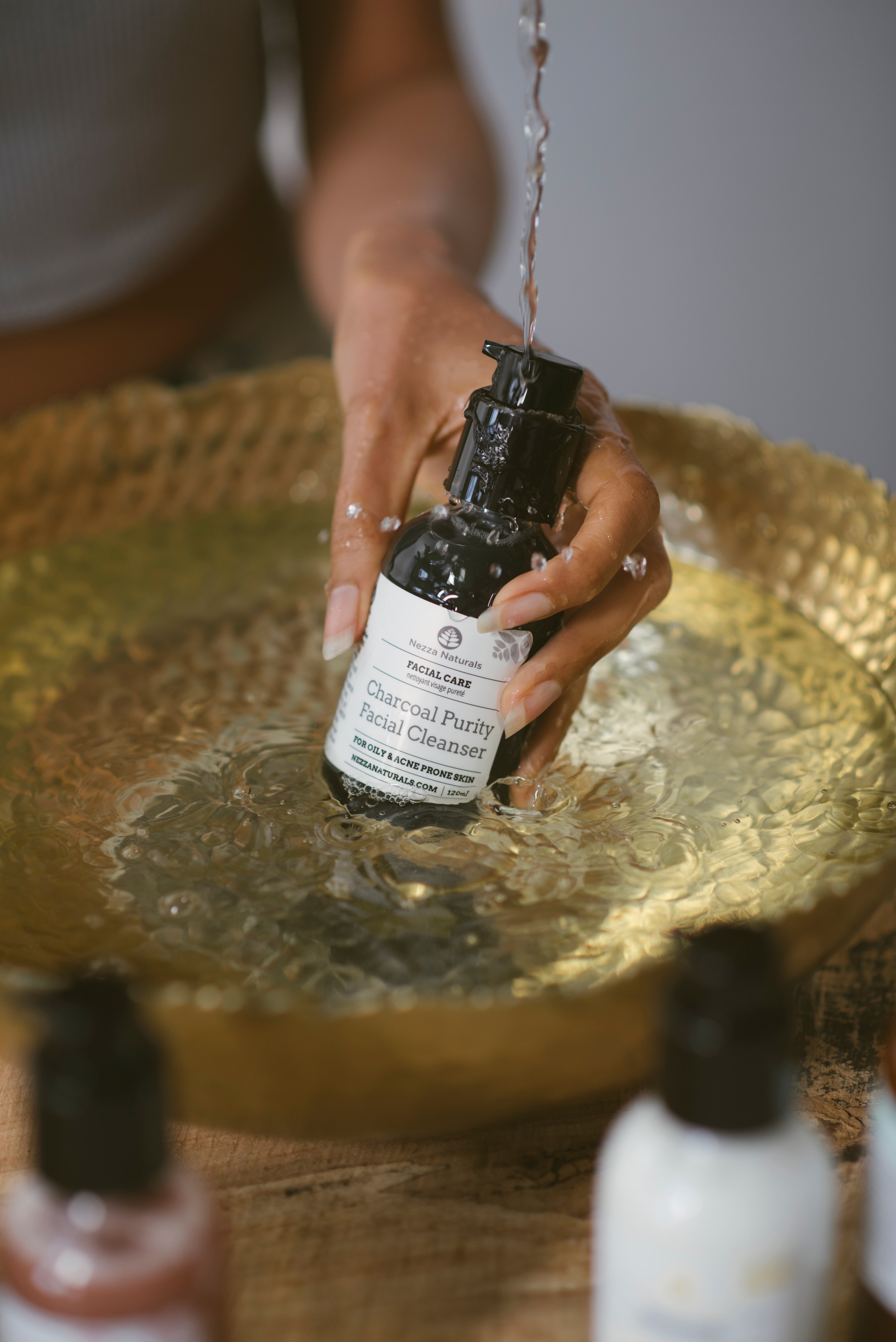 Nezza Naturals Best Selling All natural products featuring Charcoal Purity Facial Cleanser