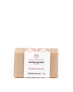 Nezza Naturals all Natural Bar Soap in Cedarwood