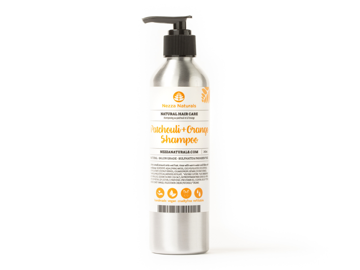 Nezza Naturals Patchouli & Orange All Natural Shampoo