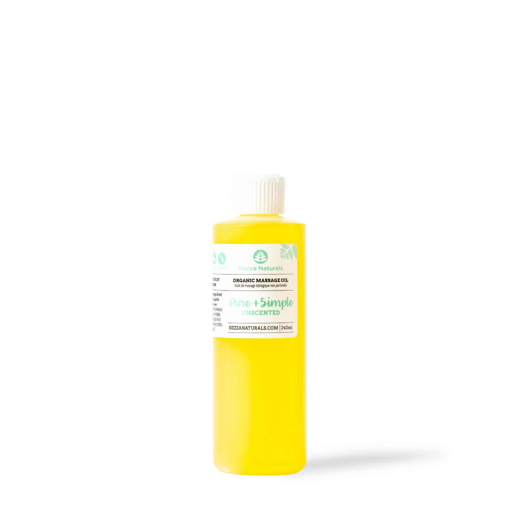 Pure & Simple Unscented Massage Oil