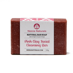 pink clay facial cleansing bar | organic | natural | Nezza Naturals