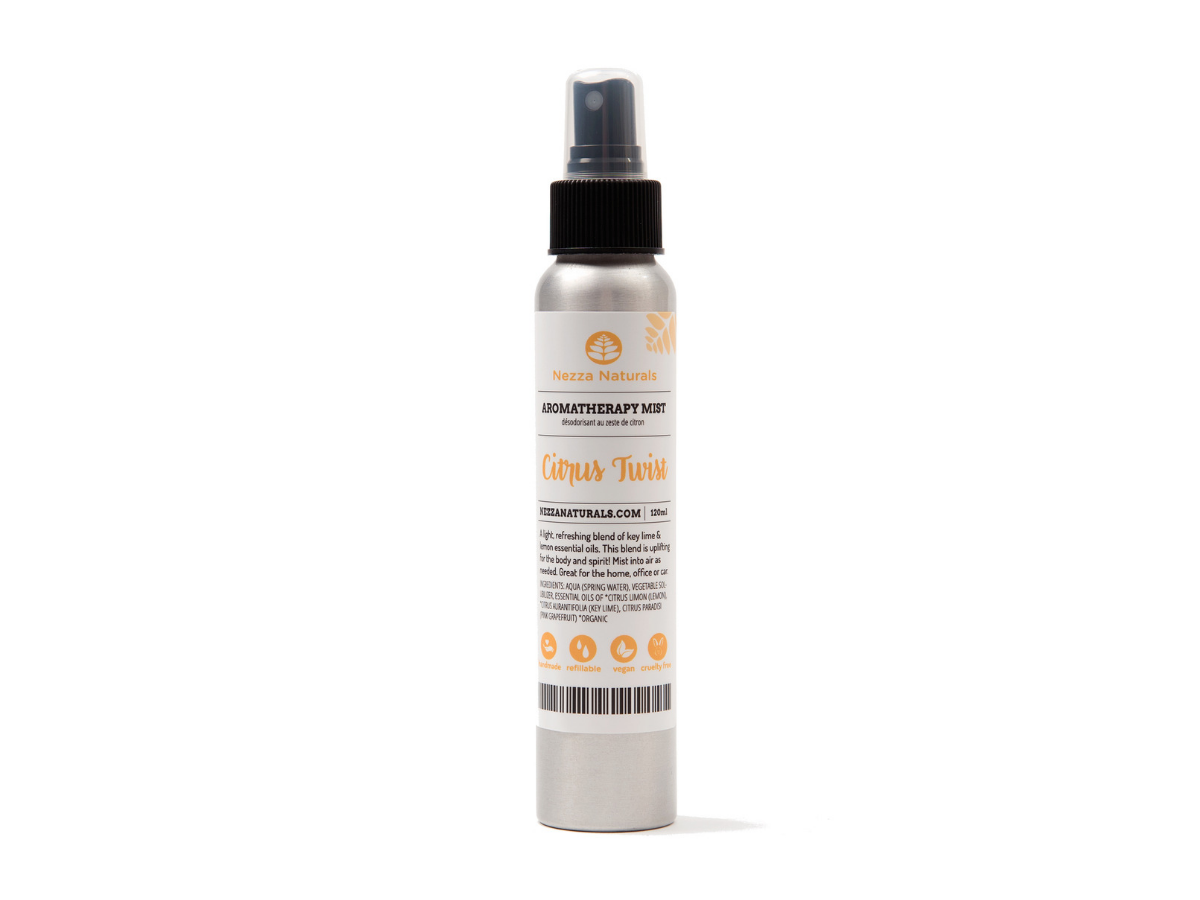 citrus twist aromatherapy mist | organic | natural | Nezza Naturals