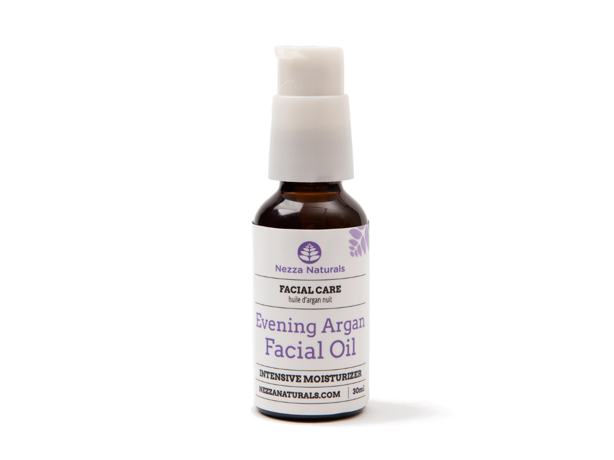 evening argan facial oil | organic | natural | Nezza Naturals