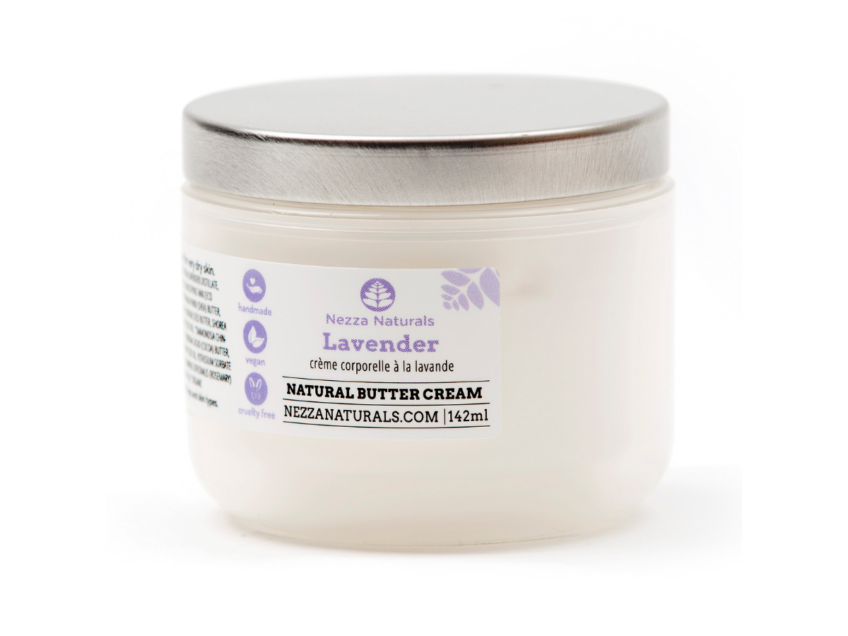 lavender body butter cream | organic | natural | Nezza Naturals