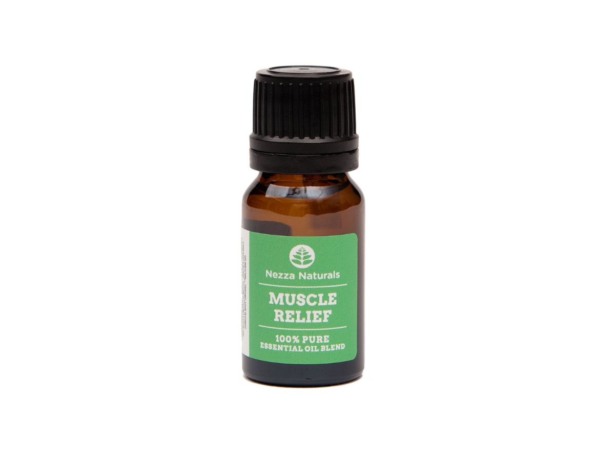 muscle relief essential oil blend | organic | natural | Nezza Naturals