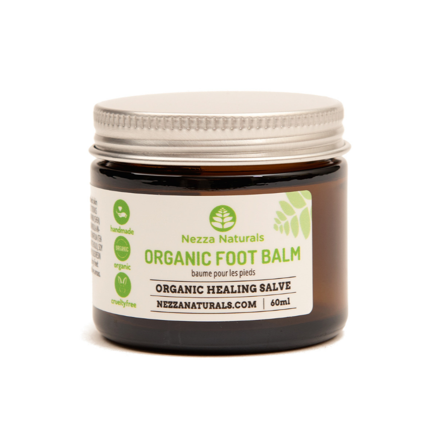 Organic Foot Balm Healving Salve Nezza Naturals