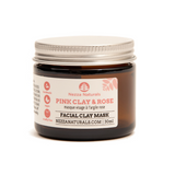 pink clay & rose mask | organic | natural | Nezza Naturals