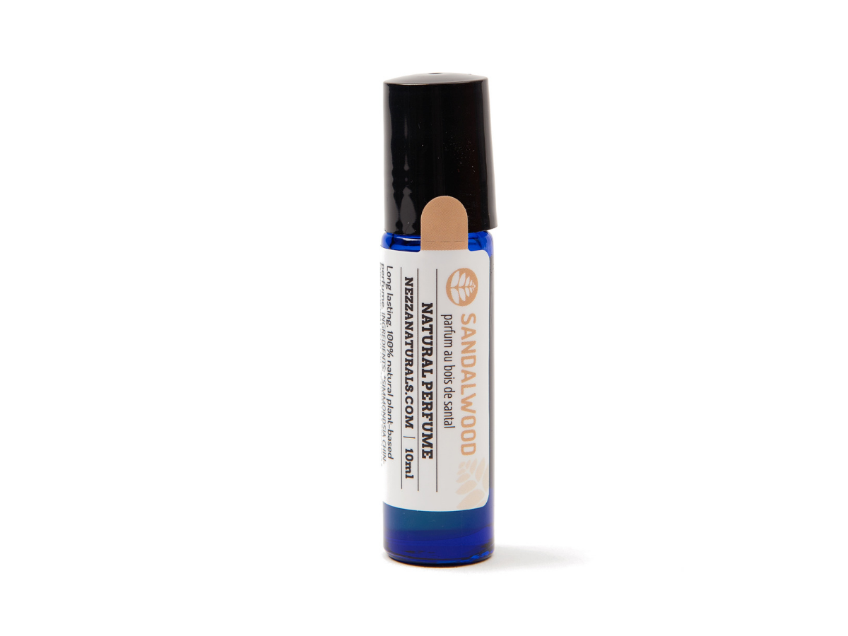 sandalwood natural perfume roll on | organic | natural | Nezza Naturals
