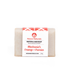 Nezza Naturals Mechanics Orange & Pumice Natural Soap Bar