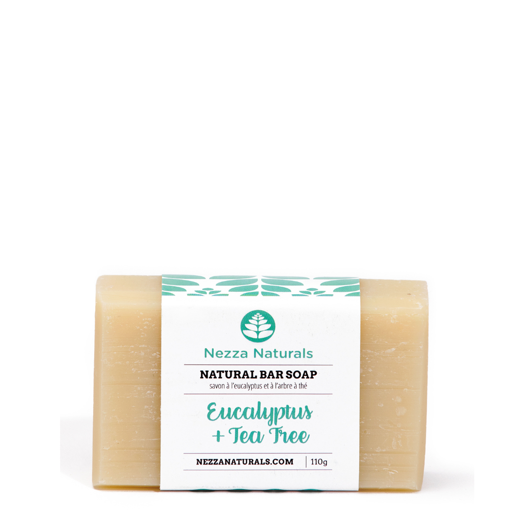 Nezza Naturals all Natural Bar Soap in Eucalyptus and Tea Tree 