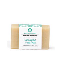 Nezza Naturals Eucalyptus & Tea Tree Natural Bar Soap 