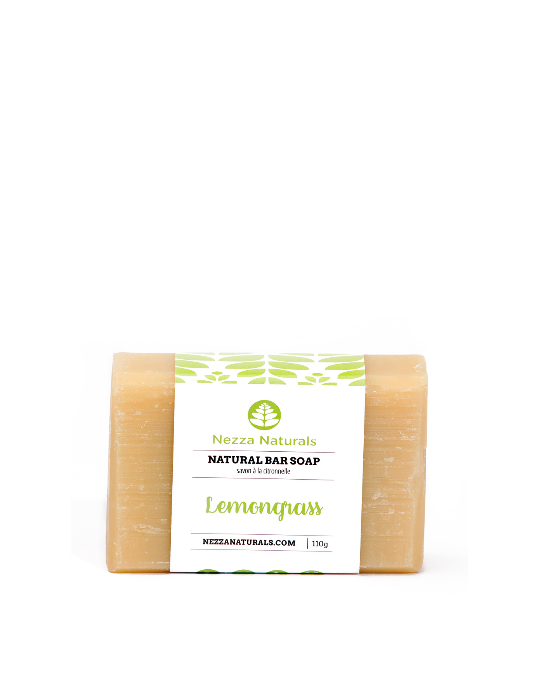 Nezza Naturals all Natural Bar Soap in Lemongrass