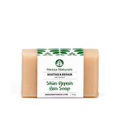 Nezza Naturals Skin Repair Bar Soap on a white background