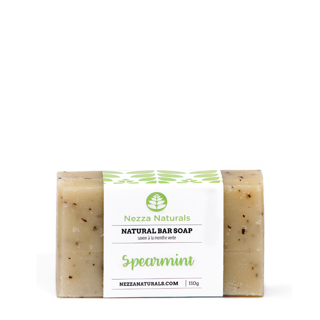 Nezza Naturals all Natural Bar Soap in Spearmint