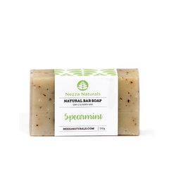 Nezza Naturals all Natural Bar Soap in Spearmint