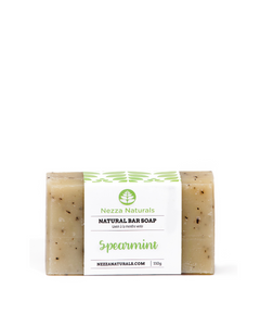 Nezza Naturals all Natural Bar Soap in Spearmint