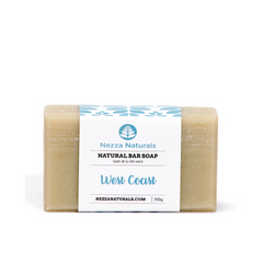 Nezza Naturals West Coast Natural Bar Soap on a white background