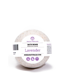 Nezza Naturals all Natural Lavender Bath Bomb