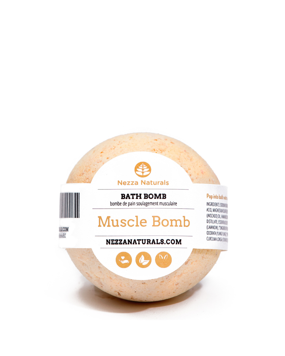 Nezza Naturals Muscle Relief Bath Bomb