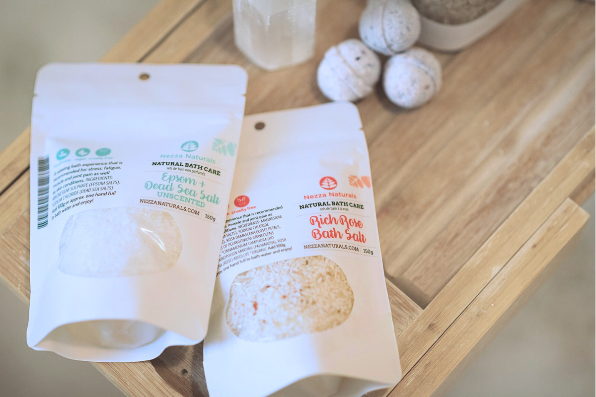 Nezza Nanturals All natural bath salts