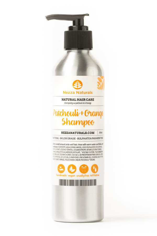 Nezza Naturals Patchouli & Orange All Natural Shampoo