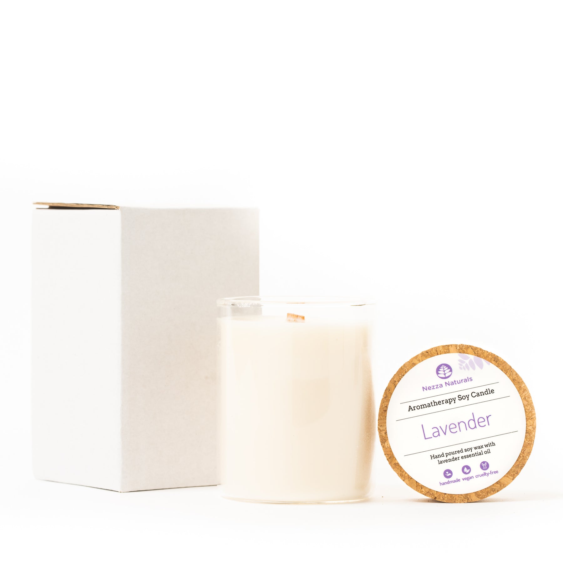 Aromatherapy Soy Candle in Lavender