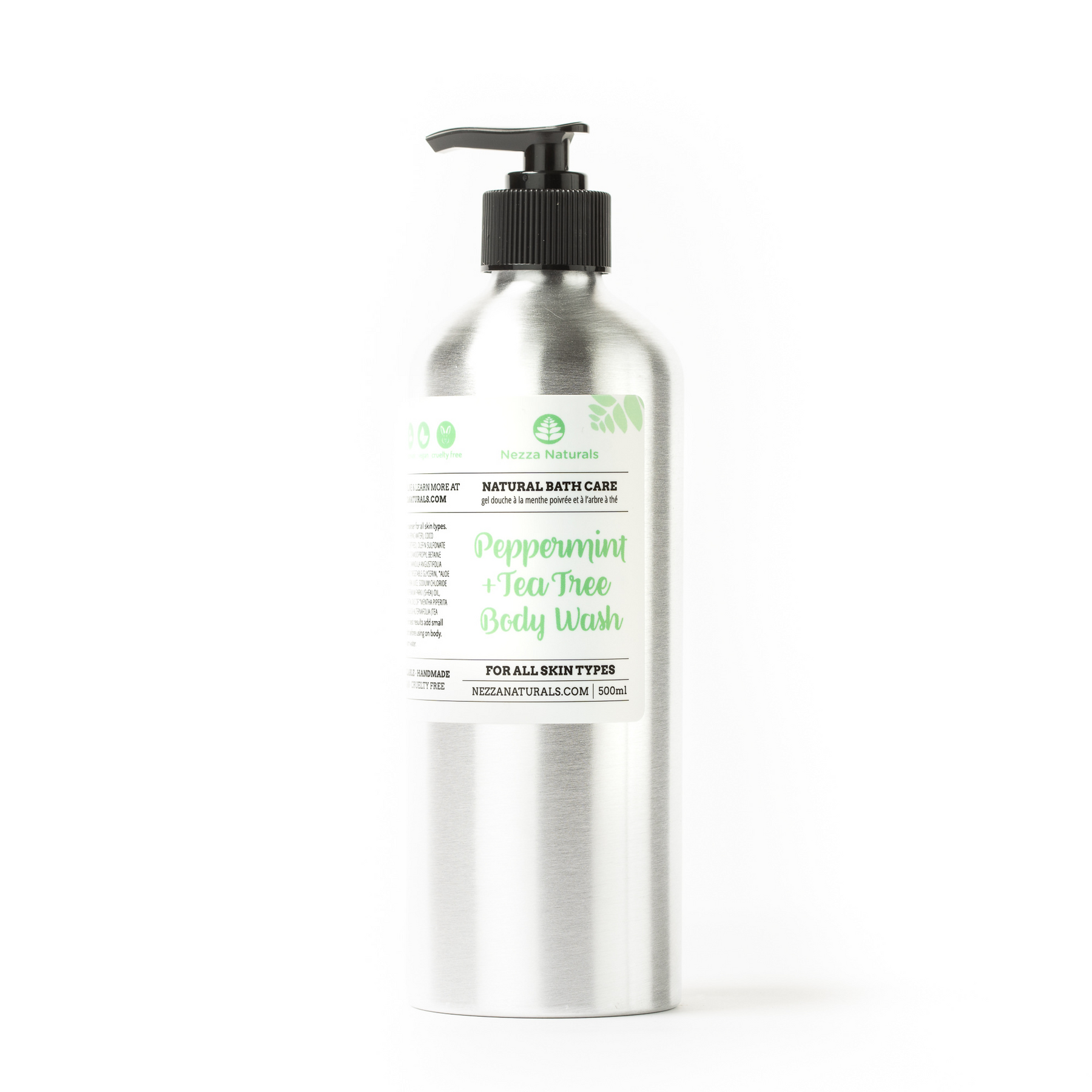 Peppermint + Tea Tree Body Wash