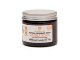 amber resin natural deodorant cream | organic | natural | Nezza Naturals