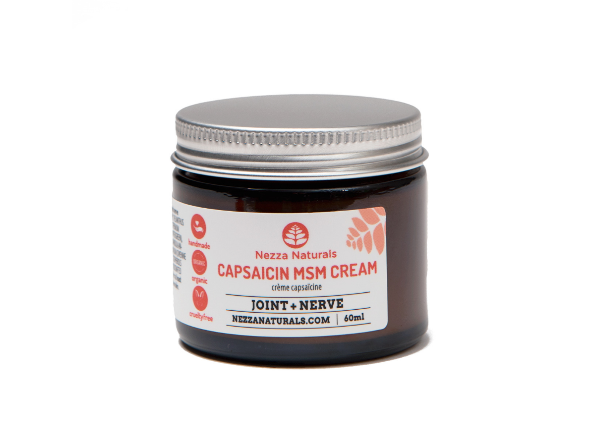 capsaicin MSM cream | organic | natural | Nezza Naturals