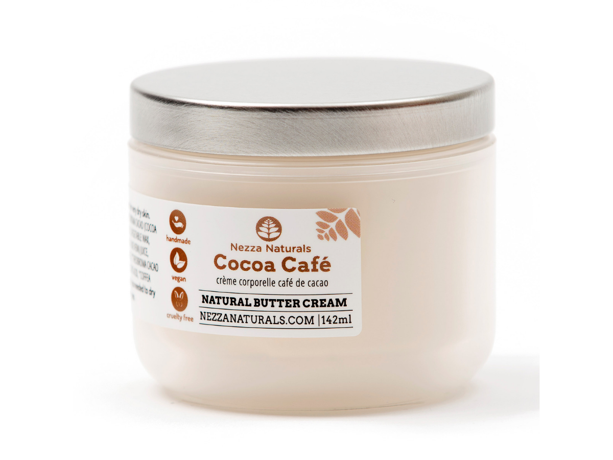 cocoa cafe body butter cream | organic | natural | Nezza Naturals