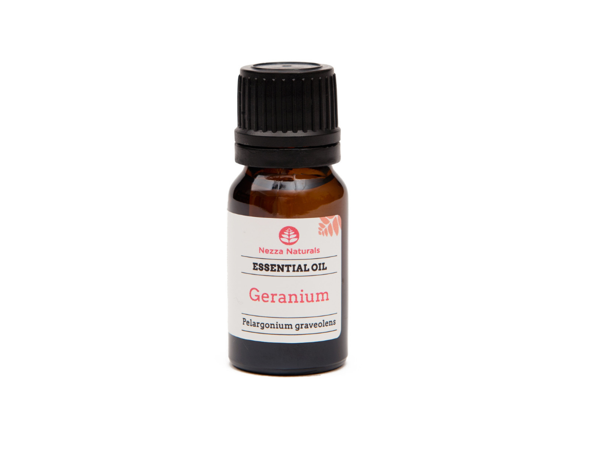 geranium essential oil | organic | natural | Nezza Naturals