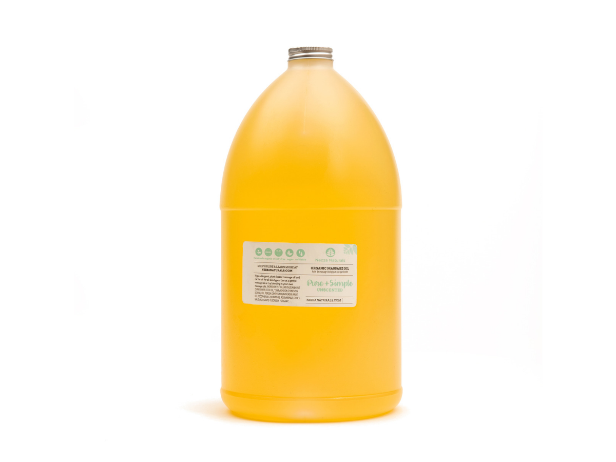 pure & simple massage oil large | organic | natural | Nezza Naturals