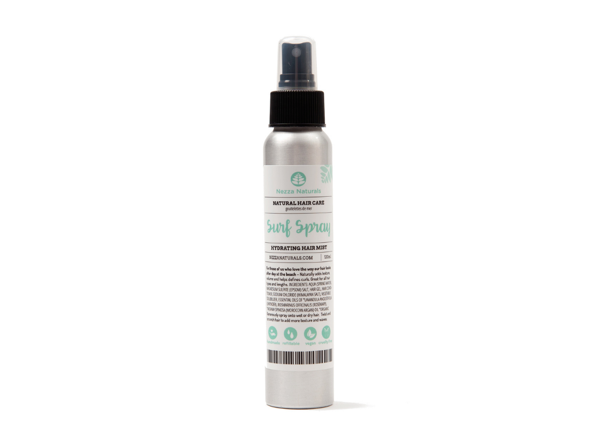 surf spray hair mist | organic | natural | Nezza Naturals