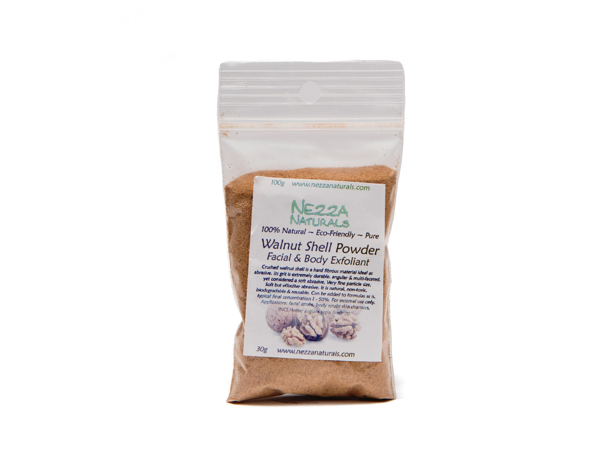 walnut shell powder | organic | natural | Nezza Naturals