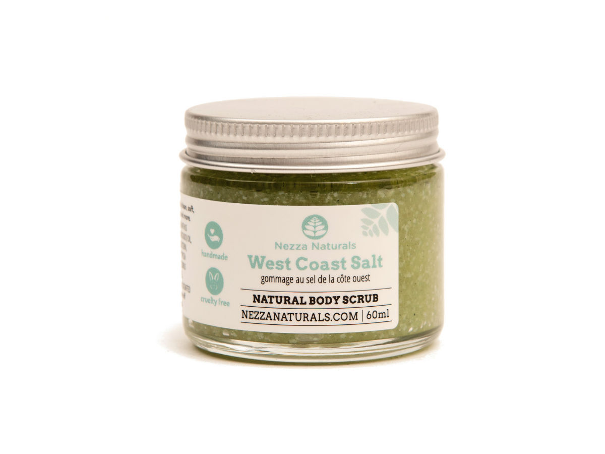 west coast salt scrub | organic | natural | Nezza Naturals